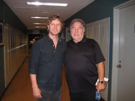P.2 Left: Dierks Bentley and Gene took this photo backstage at the Grand Ole Opry on Saturday, September