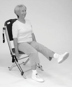 Warm-Up Exercises (Perform each of the following movements 10 times) Goal: To warm up the muscles and joints. Seated March in Place Sit upright in chair with back supported.