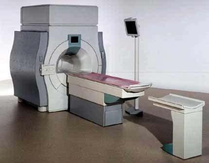 regular systems and cannot be used for certain types of scans. The computer that processes the imaging information and monitor are located in a separate room. How is it performed?