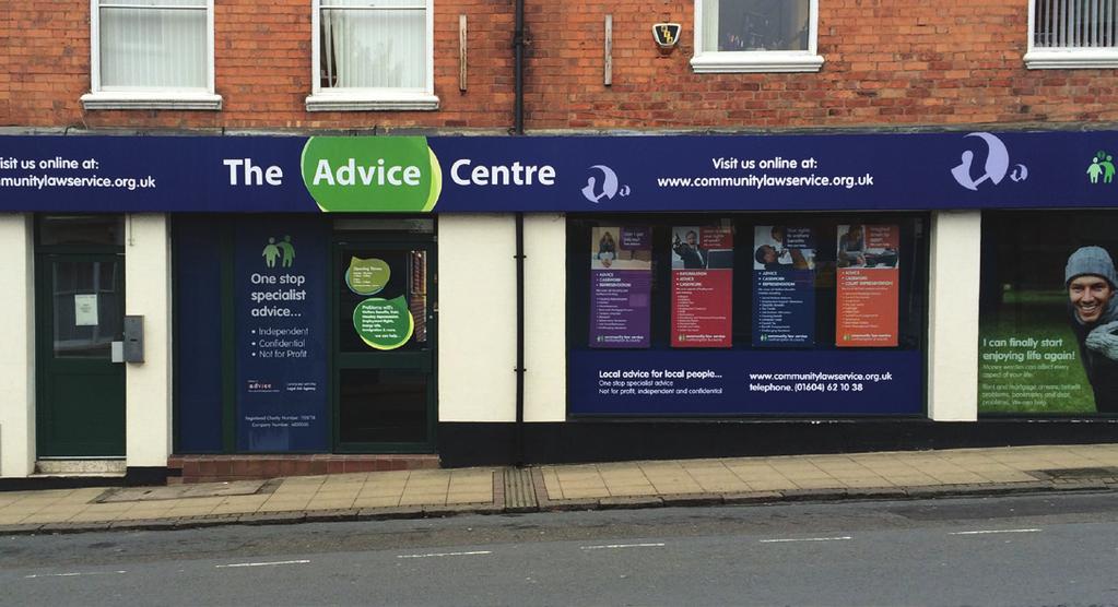 The Service Community Law Service (Northampton and County) is a registered charity and an independent specialist social welfare advice provider.