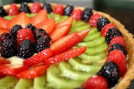 fruits with yogurt or cereal have fruits