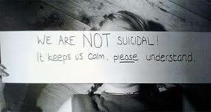 Self-harm is not a suicide attempt.