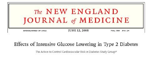 Intensive Glucose Control