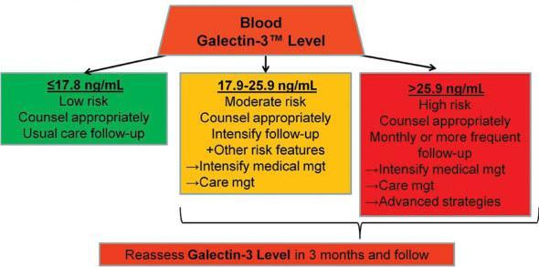 BMs of congestive heart failure (CHF) Galectin-3 An