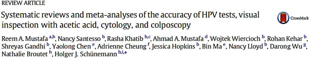 In other words, for every 1000 women screened positive and then sent to colposcopy, 464 would be falsely