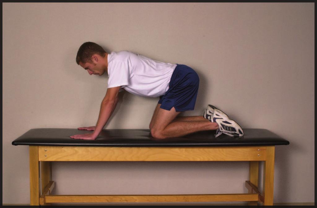 during the examination and with daily activities. Our advice is based on the proposal that sustained positions have the potential to contribute to changes in Figure 6. Hip rotation in prone position.