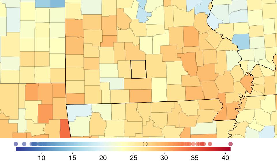 FINDINGS: SMOKING Sex Wright County Missouri National National rank