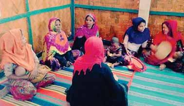 A women friendly Space has been established in collaboration with the Coast Trust to bring back these oppressed women to normal life.