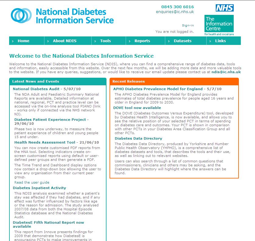National Diabetes Information