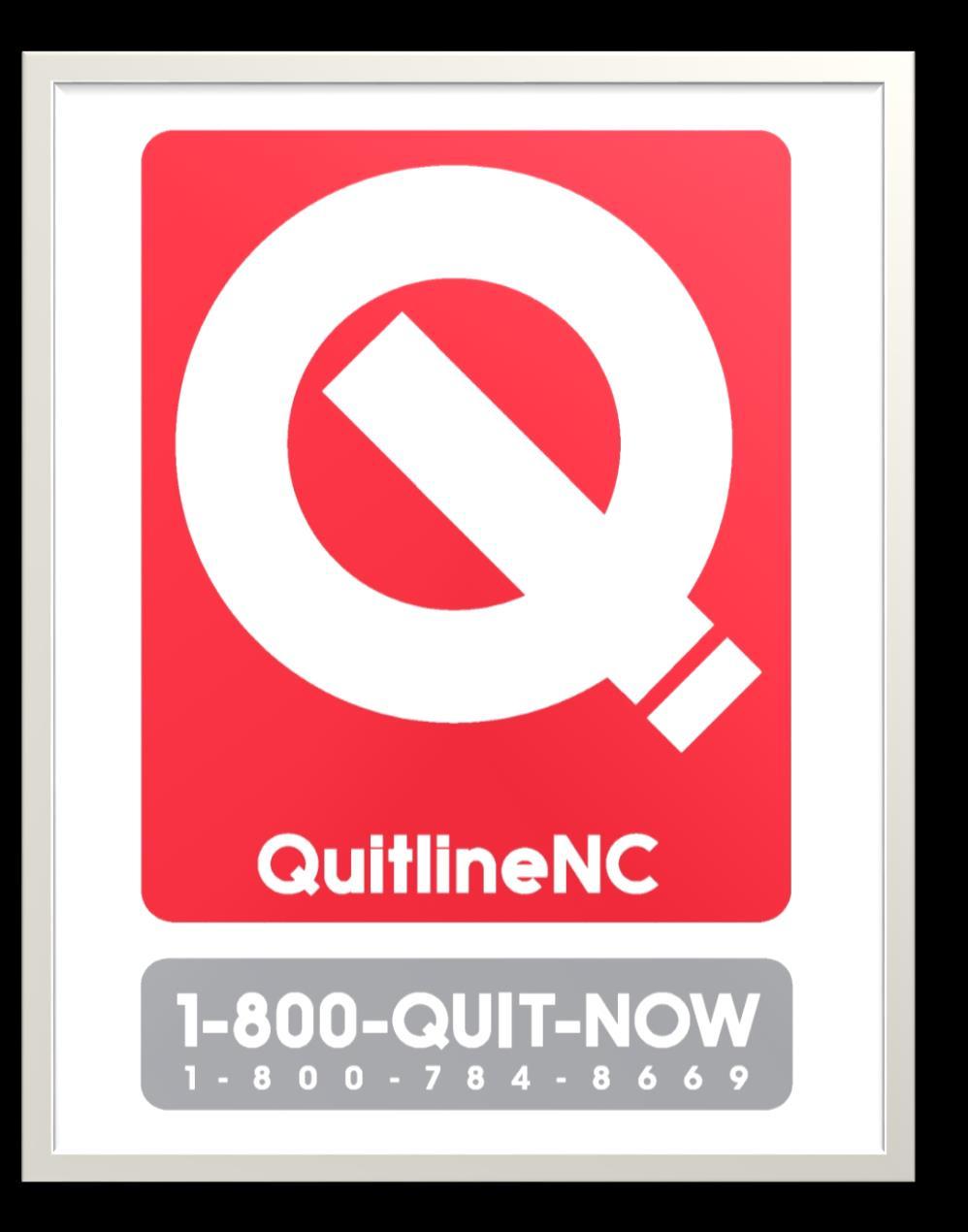 QuitlineNC Services as of June 1, 2016 Web only (can register and interact with quit coach) www.quitlinenc.