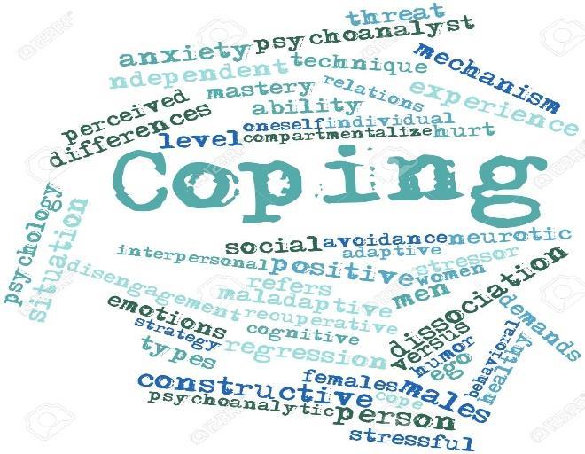 Types of Coping Problem focused coping = efforts to alter / manage the problem that is causing stress Active coping Positive Reframing Acceptance Emotional Support Instrumental Support