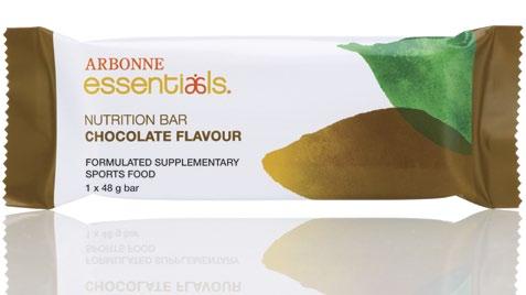 Nutrition Bar, Chocolate A healthy balance of protein, fibre, vitamins and minerals, our nutrition bar is made with nutrient-rich quinoa and 9 grams of pea and rice protein, more digestible than soy