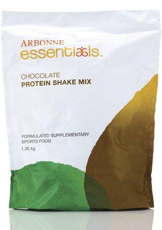 Protein Shake Mix Chocolate A delicious chocolate shake that delivers 20 grams of protein, plus 21 essential vitamins and minerals per serving.