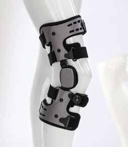 This together with the additional fixture on the lower leg ensures the brace stays in place extremely well.