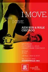 AIDS Run and Walk Chicago, 2010 Print Substance partnered with