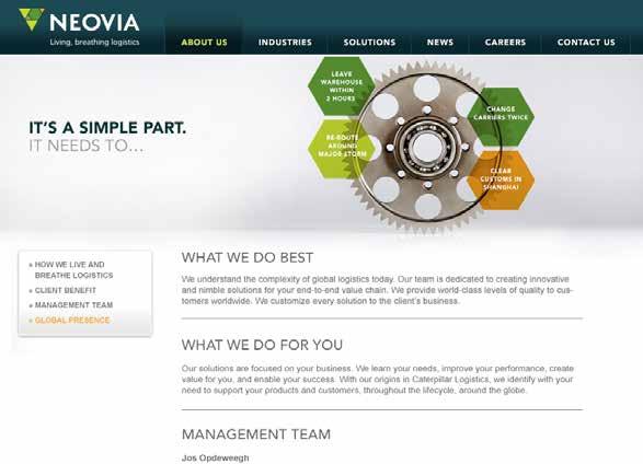 Neovia Website www.