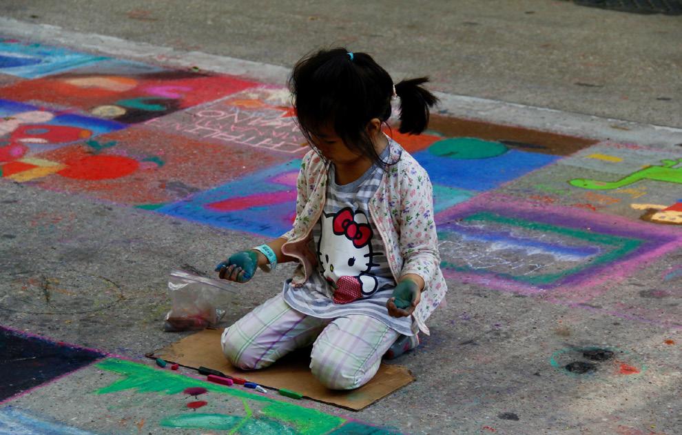 FESTIVAL AT-A-GLANCE GENERAL INFORMATION What: The 13th Annual Via Colori Street Painting Festival Cause: The Center for Hearing and Speech, a non-profit dedicated to teaching
