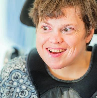 Meet Anita Going to work Affinity Trust supports people who have other needs as well as a learning disability, like Anita who uses a wheelchair.