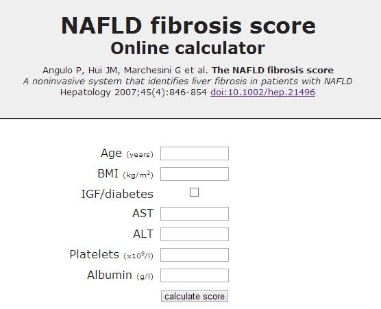 Fibrosis: Serum Tests Well studied Available on internet < -1.455: No fibrosis >0.
