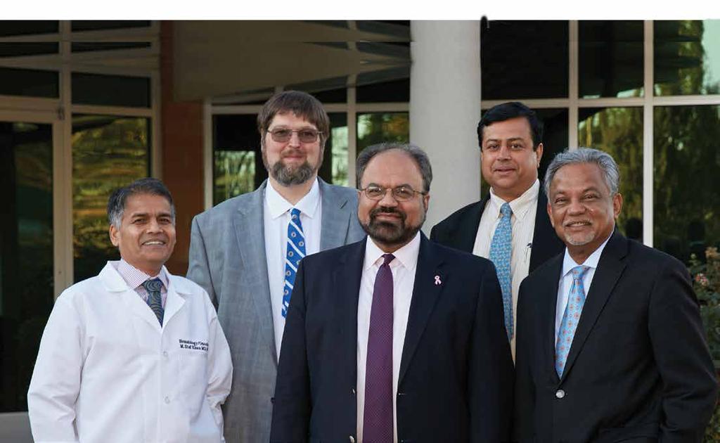 2015 Annual Report Lung Cancer Screening Cancer and Blood Specialists (from left to right): Mohammad Iltaf Khan, MD,