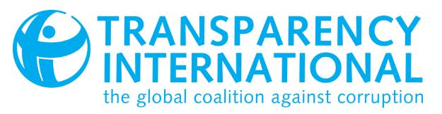 National Chapter Self-Evaluation Form V9-07/2017 Terms & Conditions Transparency International is an organisation that is calling for transparency, accountability and integrity in the public and
