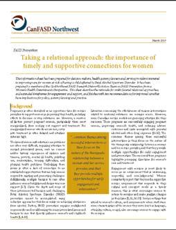 Engaging Pregnant Women and Mothers in Services: A Relational Approach Leslie BTC uses a maternal-child relationship-based model to deliver a range of services to serve substance-using pregnant