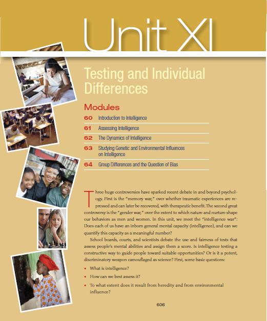 Unit 11: Testing and