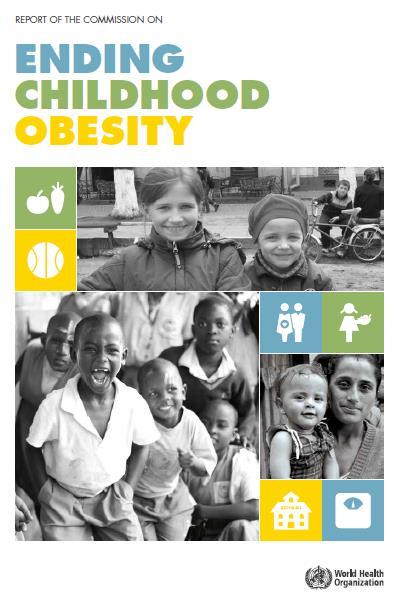 World Health Organisation recommendations Provide guidance and support to caregivers on appropriate nutrition, diet and portion size for this age group o encourage the consumption of a wide variety