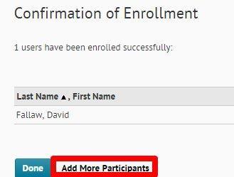 9) The Confirmation of Enrollment page loads.