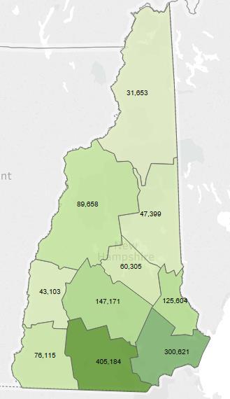 Study New Hampshire: OUR Population Accountable Care Learning Network (2017, Q1): More than 521,000* adult