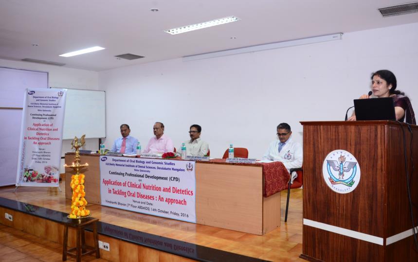 7 Welcome Address by Professor (Dr) Mithra N Hegde Vice Principal of A.B.