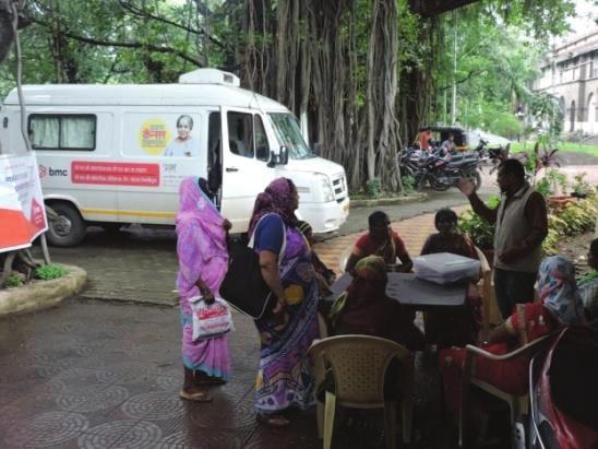 Between July 2018 and September 2018, Prayas conducted 29 cervical cancer screening camps where 1202 women were screened.