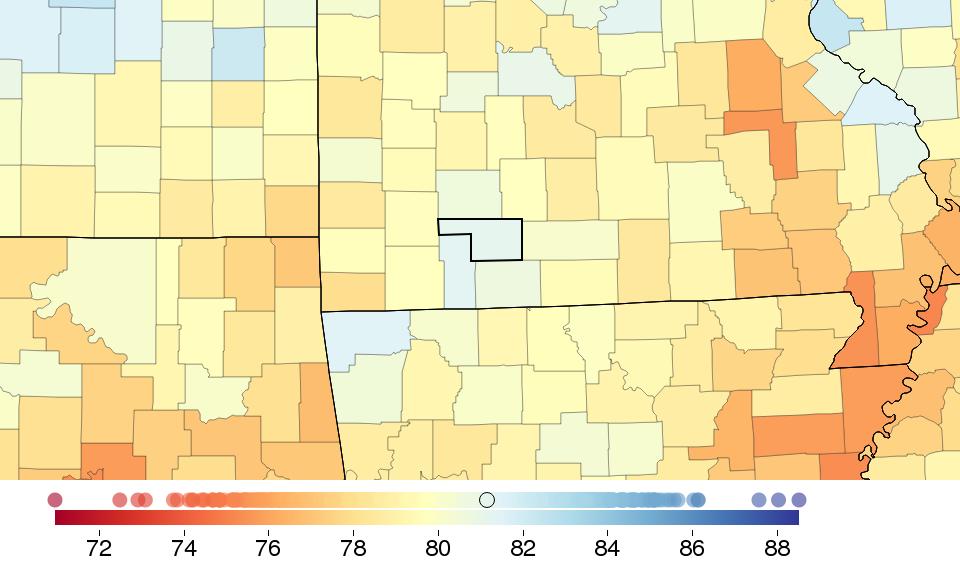 COUNTY PROFILE: Christian County, Missouri US COUNTY PERFORMANCE The Institute for Health Metrics and Evaluation (IHME) at the