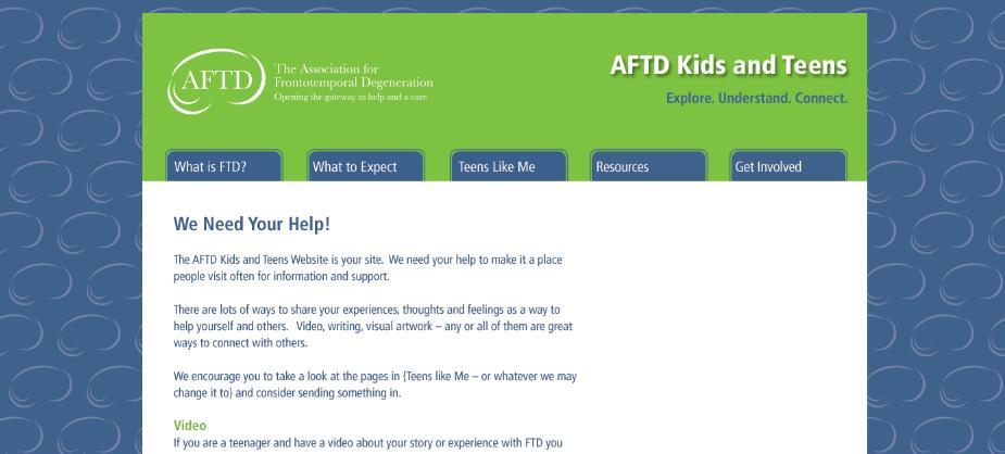 AFTD Kids and Teens - Explore, Learn, Connect Reliable