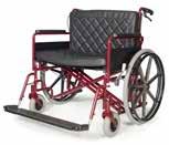 No matter which bariatric wheelchair it is easily foldable, making it simple travelling around with it.