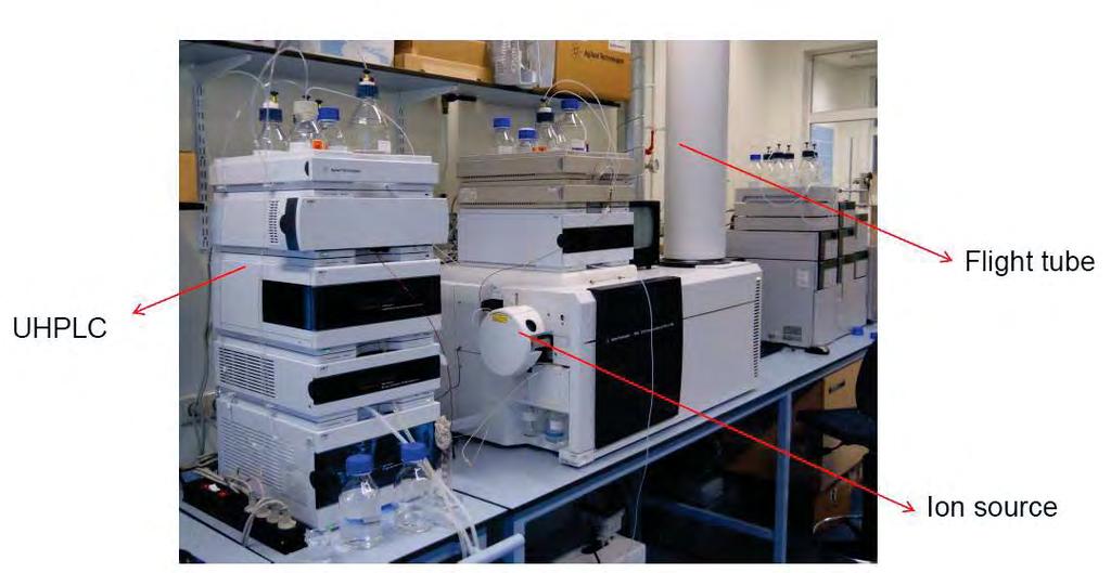 Q-tof mass spectrometry Molecular mass: