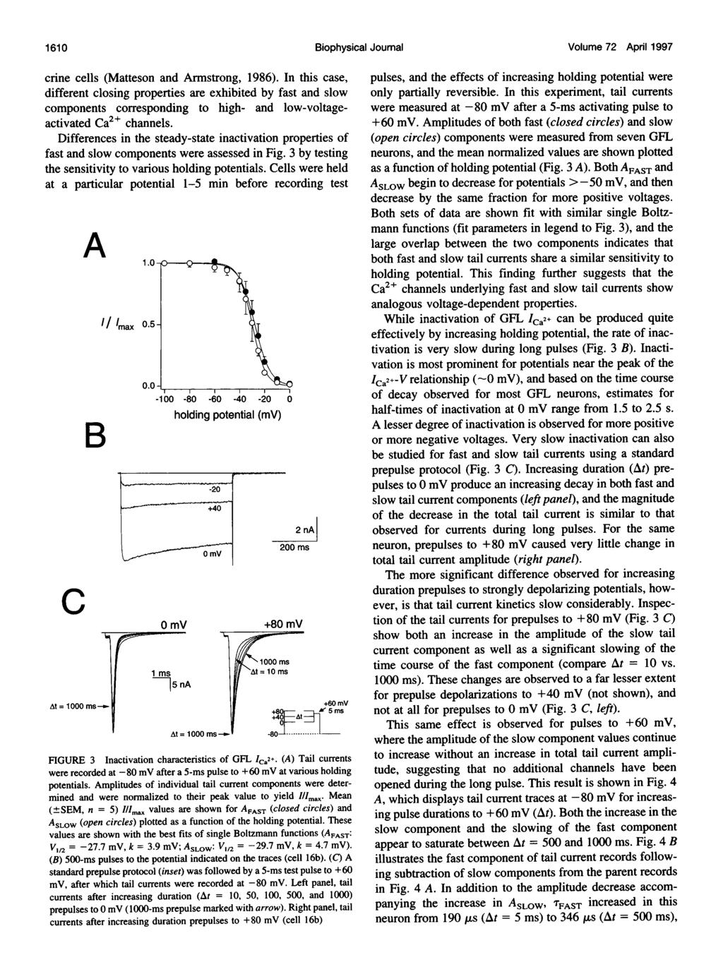 ws-s Z* 1610 iophysical crine cells (Matteson and rmstrong, 1986).
