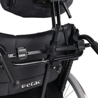 High version: Adjustable from 8 to 5 cm (5" 0"). Seat to back angle Standard settings +º, adjustable 5 to +0º.