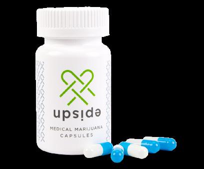 UPSIDE CAPSULES Discreet, easy-to-swallow, capsules.