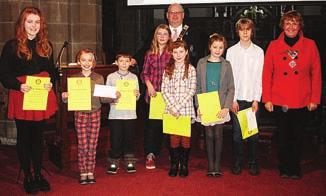 Eight young people took part and three were selected to attend the Regional Final on Feb 23rd in York.