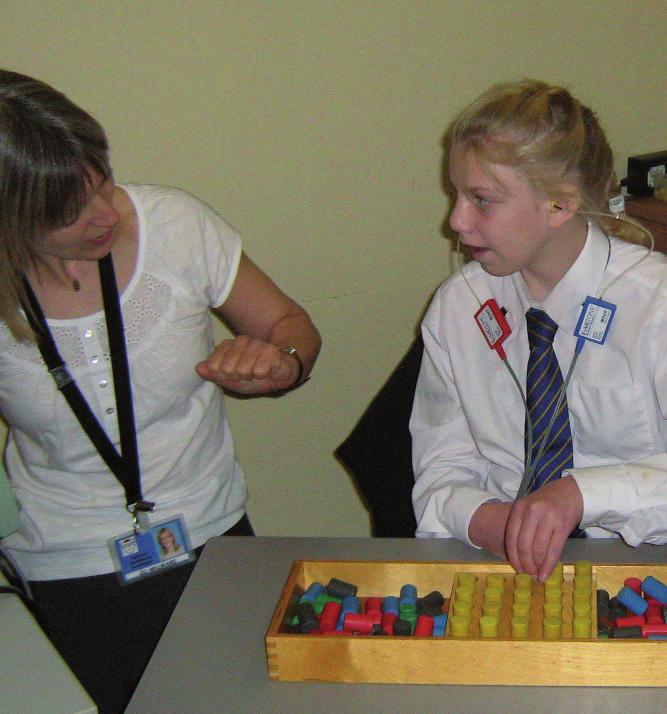 Aetiology use modified distraction or visual reinforcement audiometry with learners who are above the normally expected age for such techniques.