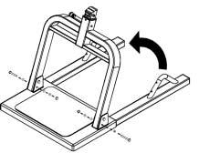 ASSEMBLY INSTRUCTIONS STEP ONE Fasten the Support Post Assembly (D11003) to the Frame Assembly (D11002) Figure 1 The Frame Assembly and Support Post Assembly arrive preassembled in the storage