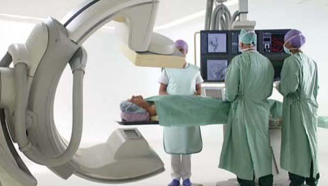Procedure At San Carlos University Hospital Allura FD 10/20 fluoroscopic system: pulsed x ray beam was generated