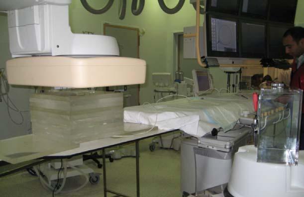 Tests in hospital Experimental set up