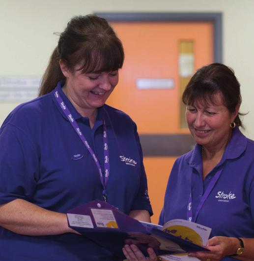 trained and resourced health and social care professionals A third of stroke survivors in the UK are dependent on others.