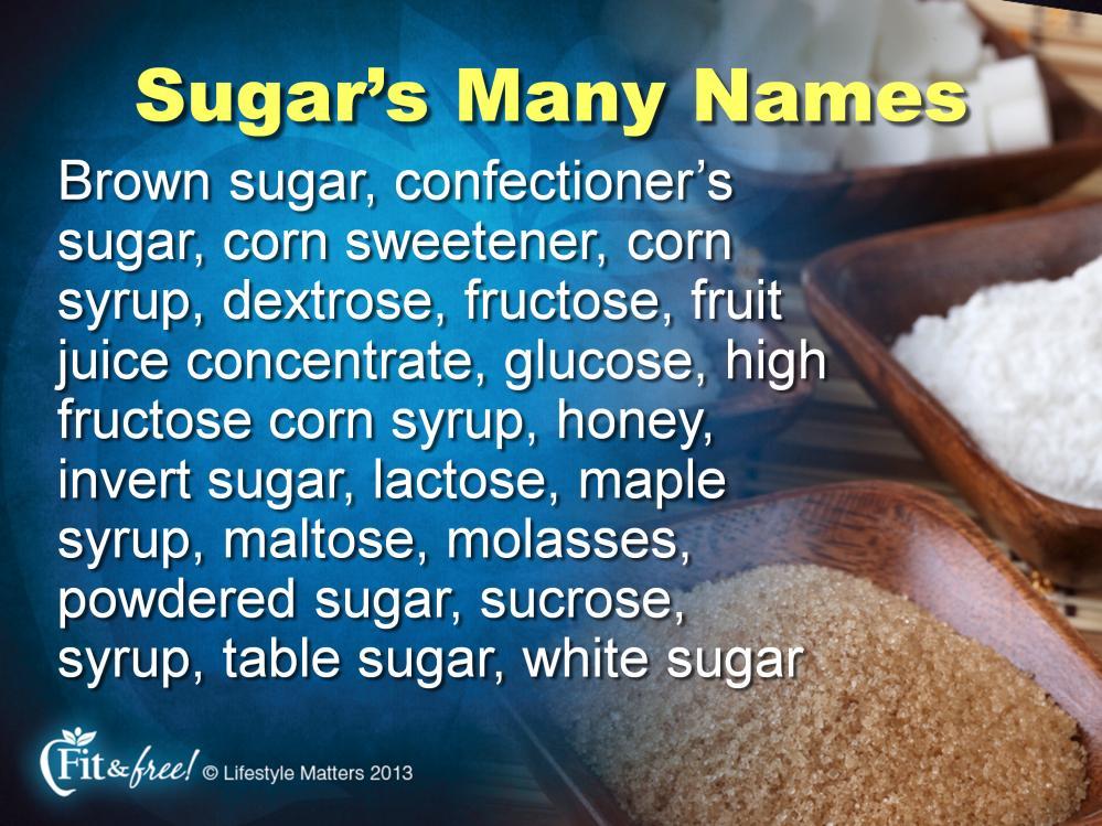 Slide 5 We all recognize these foods they are high in refined carbohydrates.