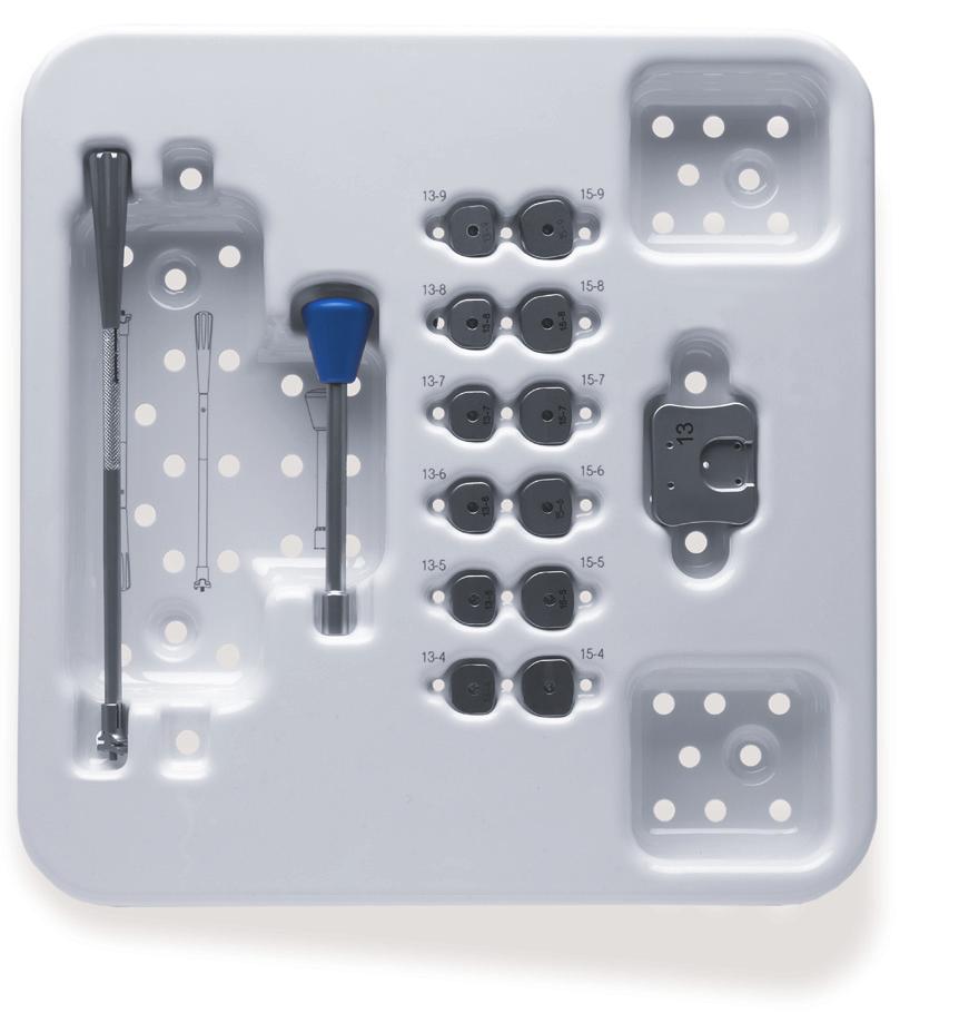Product Information (Continued) Image not in actual size Instruments Catalog # Description Qty/Set 2282-03 NEOCIF Instrument Set 1 Includes: 229893IQL Sterilization Case 1 2263-00 Insertion