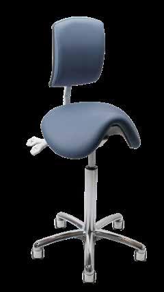 Stools VELA Samba 520 VELA Samba 520 :: Small and compact stool with ergonomic backrest, ideal for shorter,