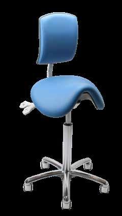 Stools VELA Samba 520 VELA Samba 520 :: Small and compact stool with ergonomic backrest, ideal for short-term sitting work ::