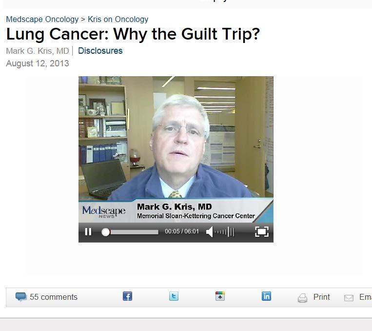 Lung Cancer: Why the Guilt Trip?